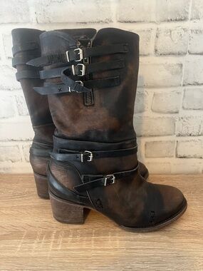 Freebird - Cooper - brown leather boots